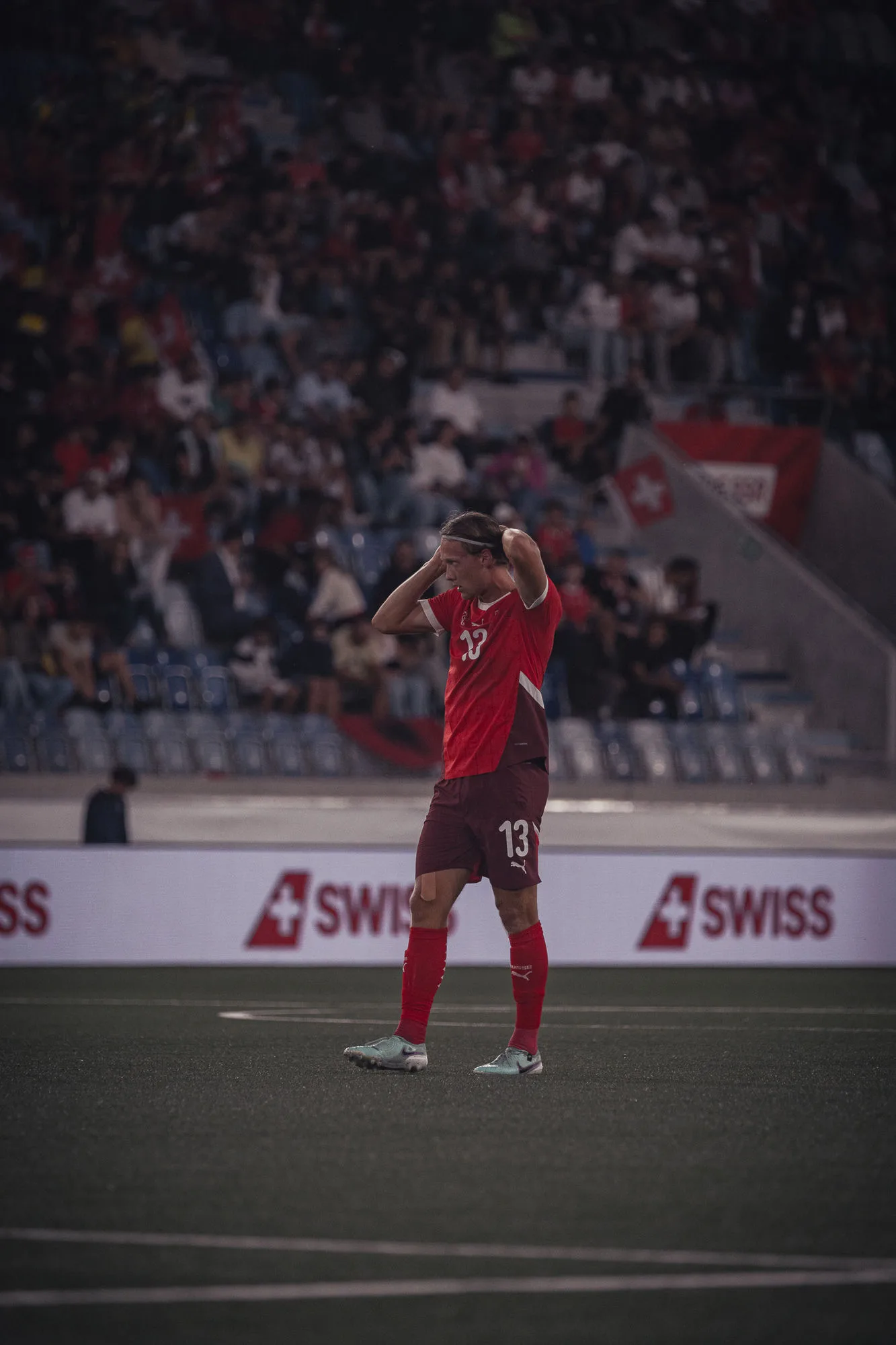 Silvan Wallner playing football